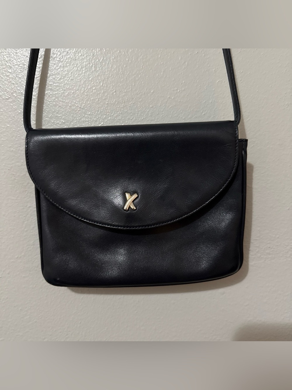 Vintage By Paloma Picasso Leather Crossbody Bag
